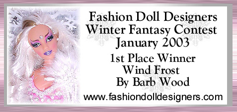 Winner in the Fashion Doll Designer January Contest