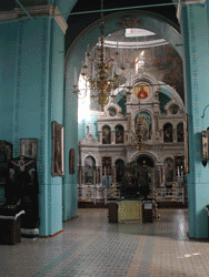 Iconostasis of the church 