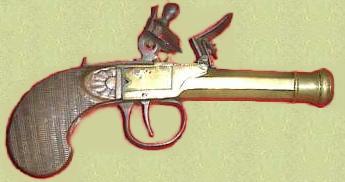 French flint lock from the 1780s