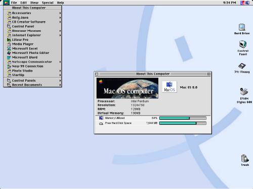 Click here to view a screen shot from my Windows PC running Mac View