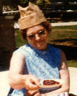 Here is a picture of Florene at a party being given at Effie's Retirement home.