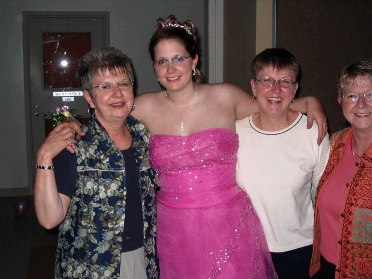 Mom, Krista and the Aunties