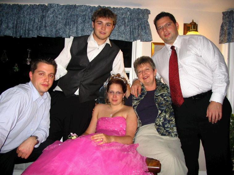 Me, Rob, Mom and Shane with Krista