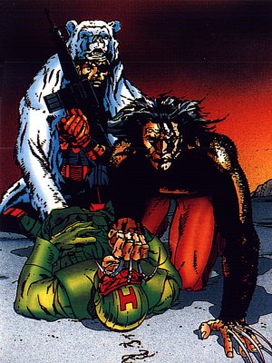 6 - S.H.I.E.L.D. - Riding his motorcycle, Wolvie breaks in on Nick Fury and convinces him to open the files, which the Feds have on him.  Logan learns of the professor and returns to Windsor, Ontario.  There he finds additional information on his past and Project X.  Note: Nick Fury knows more about Logan's past but swore an oath not to speak about it.