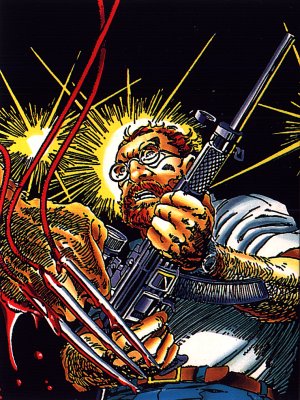 10 - Dr. A. B. Cornelius - Dr. Abraham Cornelius was responsible for Logan's physical restructuring, retraining and mental reprogramming.  Old memories were blocked, while new, false ones were implanted and supported by sound stages, making controlling the subjects easier.  Note:  Years later, Cornelius was killed by a gunshot delivered by another Weapon X, Maverick, during the uncovering of the Carbonadium Synthesizer.