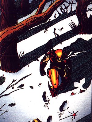 16 - Mutant Powers - Wolverine possesses a healing factor of superhuman speed and efficiency.  He has suffered injuries which would surely kill any normal man instantly, but in each case Wolvie has survived.  He also has better night vision than any ordinary man and exceptionally acute hearing.  Wolverine can identify and track a person by his scent, much as a bloodhound can.