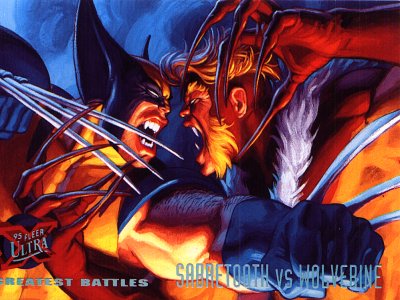 Sabretooth VS Wolverine - Bitter enemies with a troubled past, both mutants use their claws, healing factor, strength and hunting skills to end their years long feud once and for all.