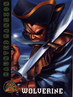 Wolverine as Captain Claw - Ahoy mutie!  I prefer claws to cutlasses - knives and swords are for wimps - but hey, they came with the costume!