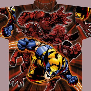 Wolverine w/X-Men in Background