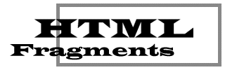 HTML Fragments