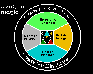 Dragon Magic Circle Using Gems