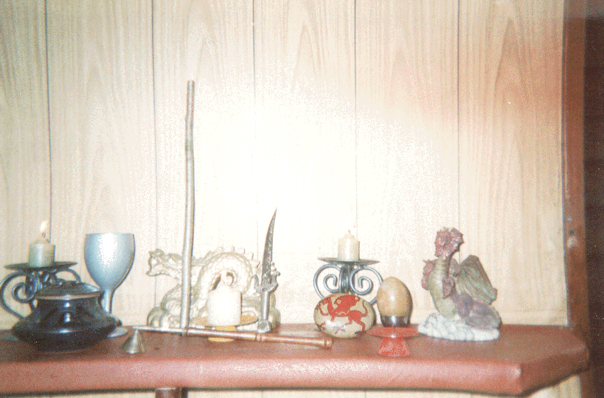 Picture Of Very Basic Altar