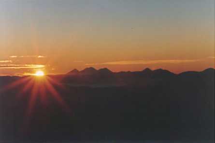 Amanece en el Tajumulco