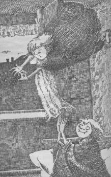 Rudolph teaching Tony to fly