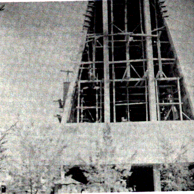 Templo de San Nicols de Tolentino en obra negra