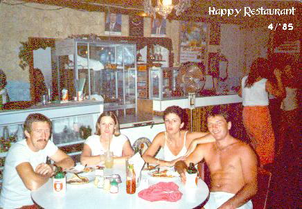 At Happy's April, 1985