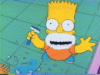 Bart afeit�ndose