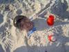 Lam got buried at Biloxi beach