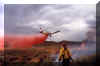 Single Engine Air Tanker drop, photo taken by Dan Butler.