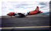 Tanker 00 on the ramp at the Battle Mountain Tanker Base, photo taken by Meredith Rader.