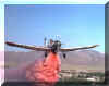 Tanker 498 dropping on a fire just outside of Winnemucca (year unkown).  Picture taken by Greg Garcia.
