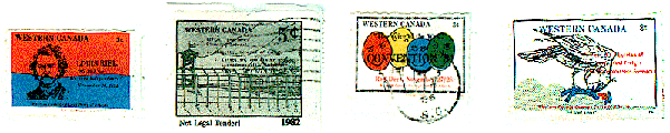 Unofficial postage stamps issued by the Alberta Provincial WCC