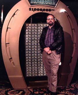 Photo of me at the Horseshoe in Las Vegas