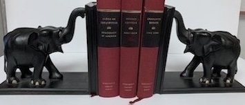 Elephants Bookends