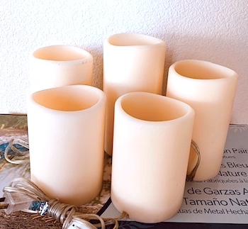 Restoration Hardware Candle Pillar Electrical String