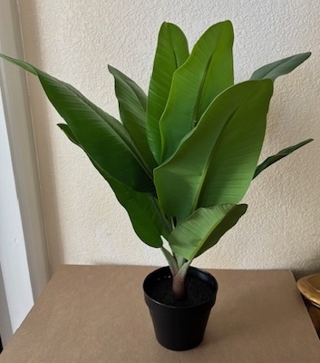 Artificial potted plant, indoor/outdoor Banana tree