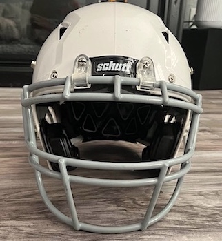 White Football Helmet