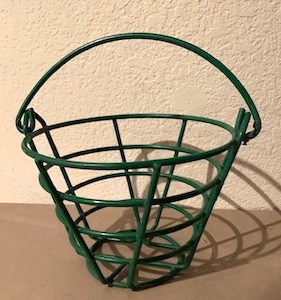 Vintage Driving Range Metal Basket