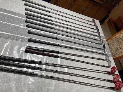 Vintage Doug Sanders Golf Club Set