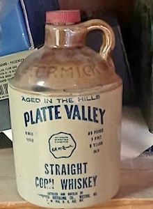 Vintage Whiskey Small Jug