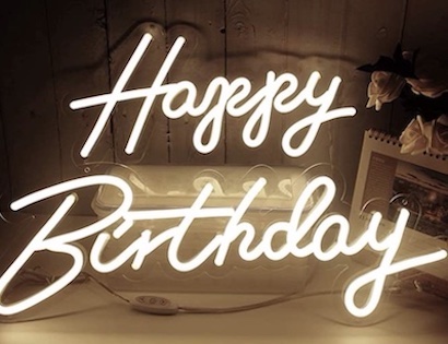 Happy Birthday LED Sign