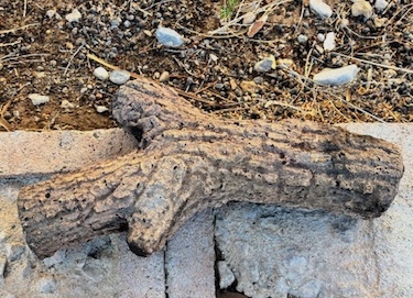 Ceramic Faux Wood Log