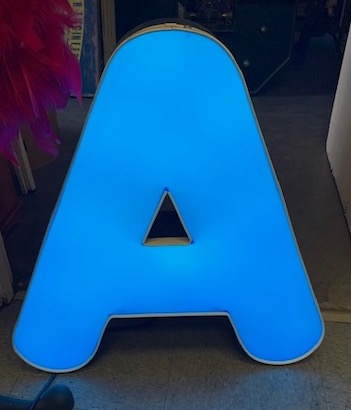 Neon A Letter