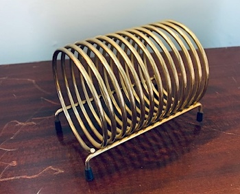 MCM Envelope Holder | Office Decor Metal Gold Tone