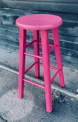 Blonde Wood 29inches High Stool