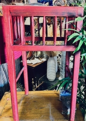 Western Rustic Spindle Accent Table