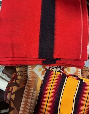 Vintage Western Blanket Wool