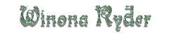 Winona Ryder