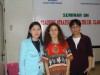 Cecilia poses with two Vietnamese Teachers