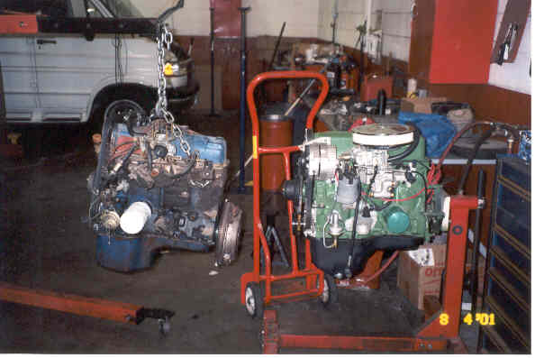 Old and new engines side by side