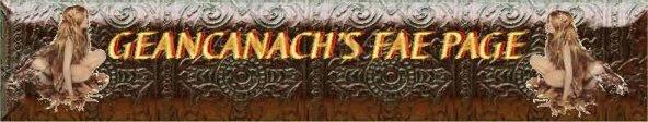 Geancanach's Fae Page
