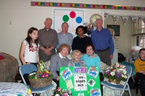 Caregiver Jemma with family