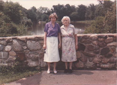 Brigid and dau Mary in Rockland County - 1982
