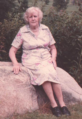 Brigid at age 80 visiting Rockland County