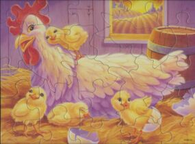 Hen & her chicks