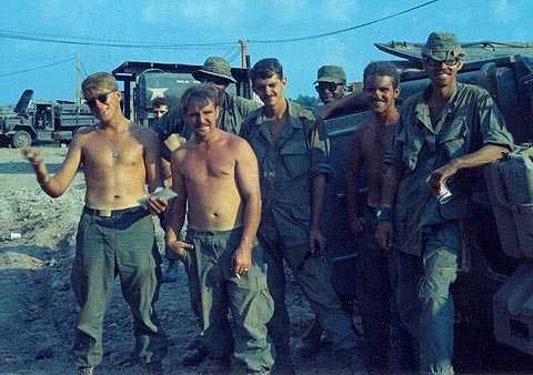 Stocowski,Wills,Huff,Morrison,? rear left face partially hidden, James Brown (no, not the singer!), and ??